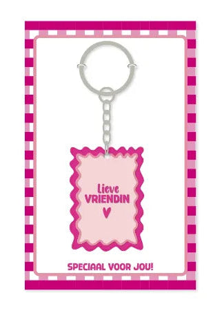 sleutelhanger lieve vriendin