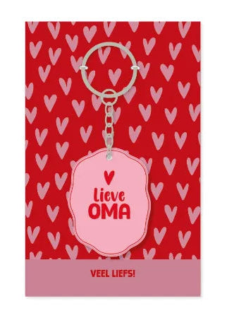sleutelhanger lieve oma