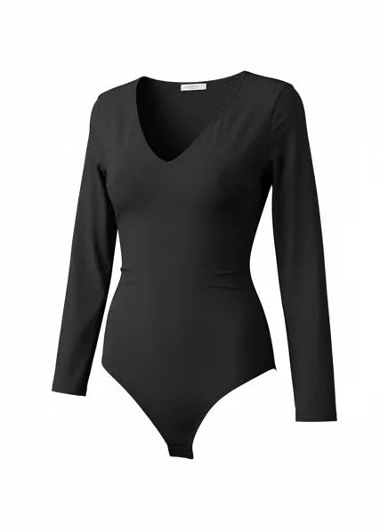 Body Lange Mouw Zwart