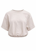crop top beige dames