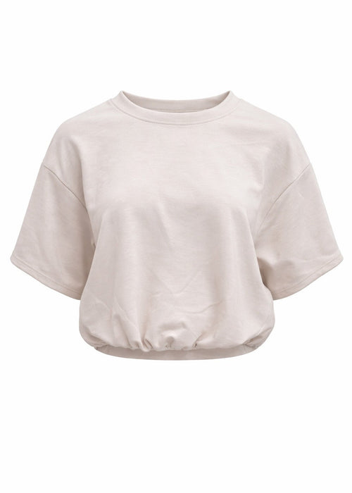 crop top beige dames