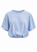 crop top blauw dames
