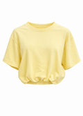 crop top geel dames