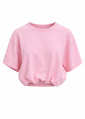 crop top roze dames