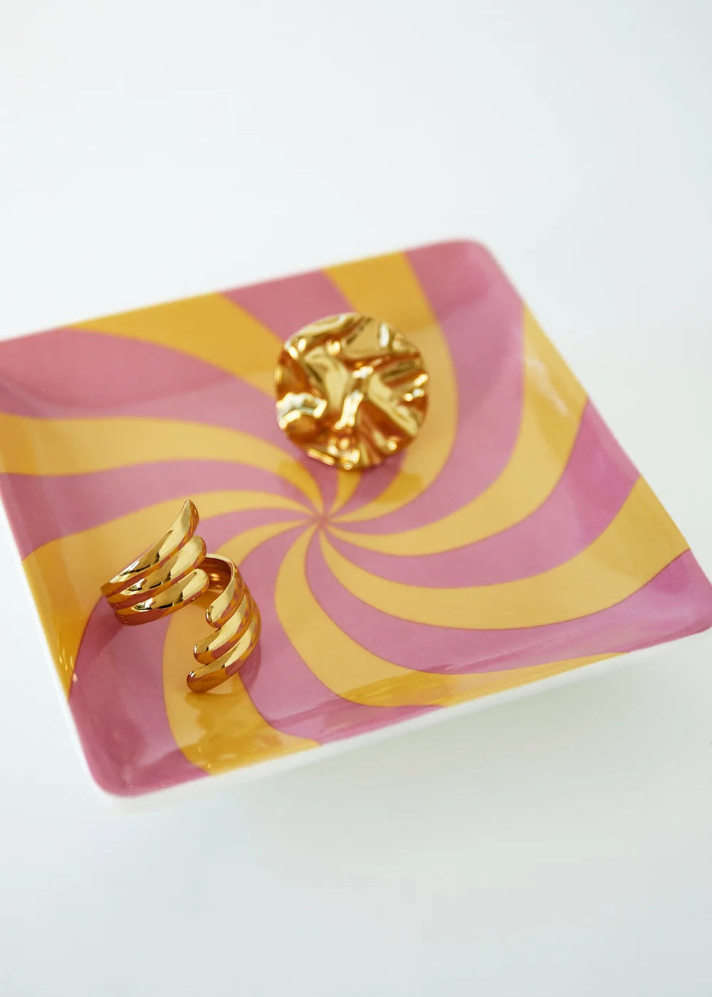 Keramiek Sieradenschaaltje Swirley – 11,8 cm