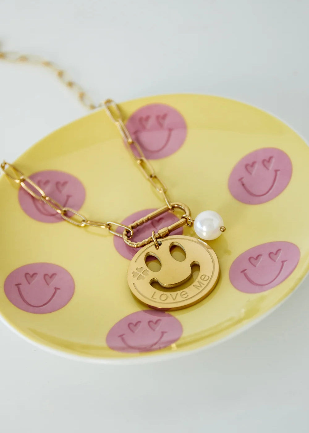 Keramiek Sieradenschaaltje Smiley – 11,8 cm